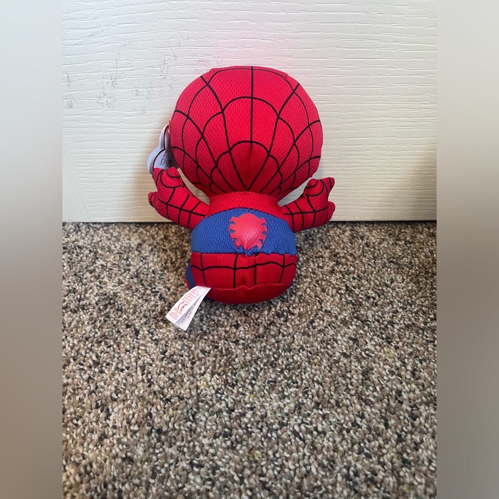 6" Viral Spider man TY Beanie Baby Aurora Plush with sparkles